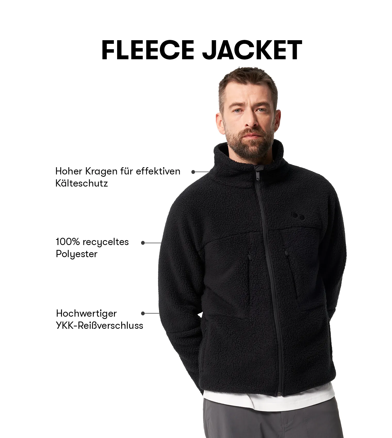 Fleece Jacket - Caramel Khaki (Male)