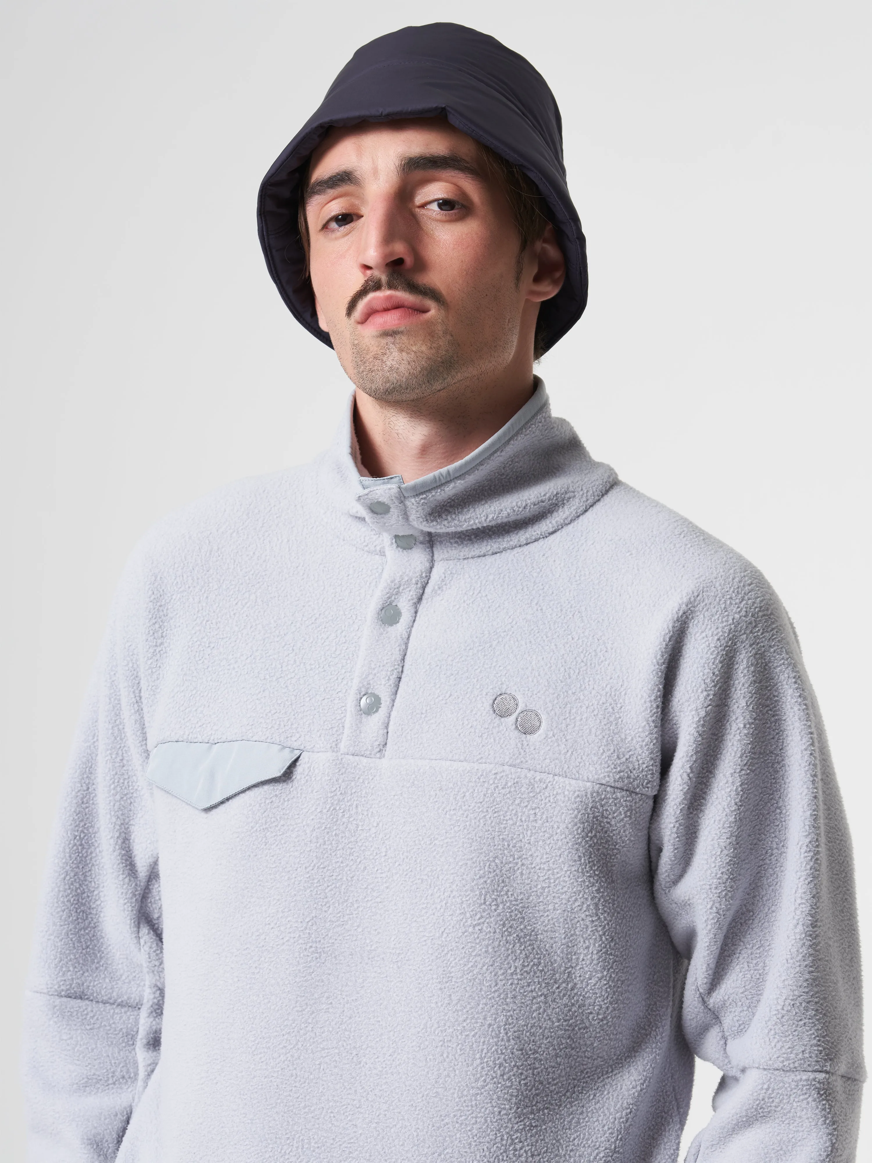 Fleece Pullover - Iced Grey (Unisex)