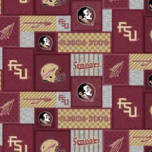 FLORIDA STATE UNIVERSITY-College Patch Fleece-100% Polyester-FSU1177