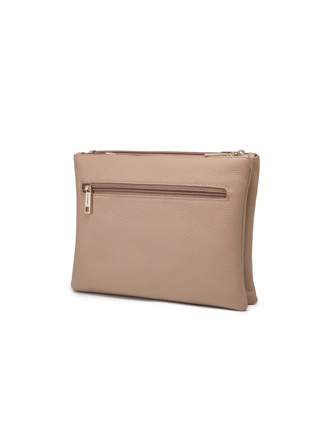 FLYNN LEATHER CROSS BODY BAG- E1-0832-MACCHIATO - SALE