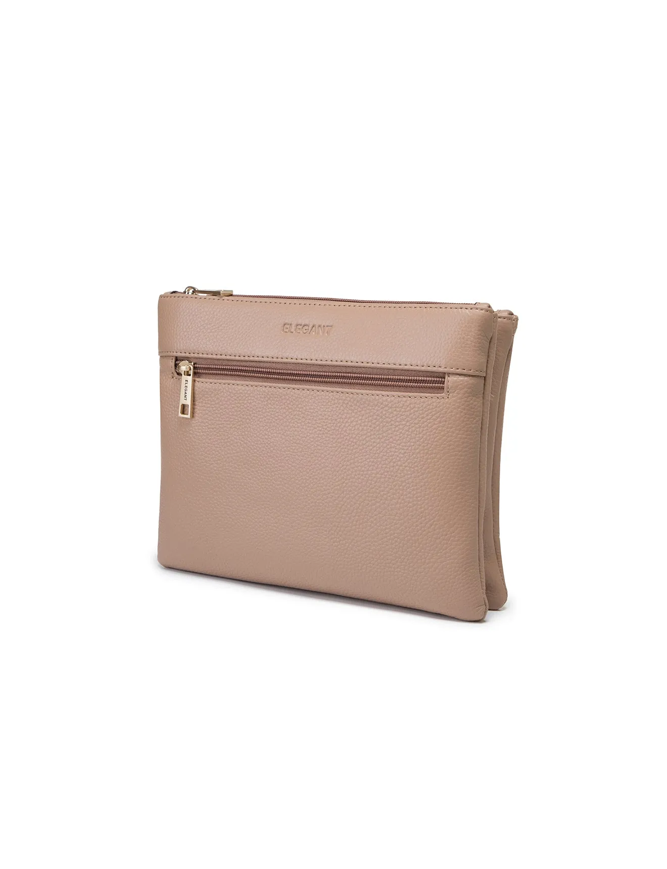 FLYNN LEATHER CROSS BODY BAG- E1-0832-MACCHIATO - SALE