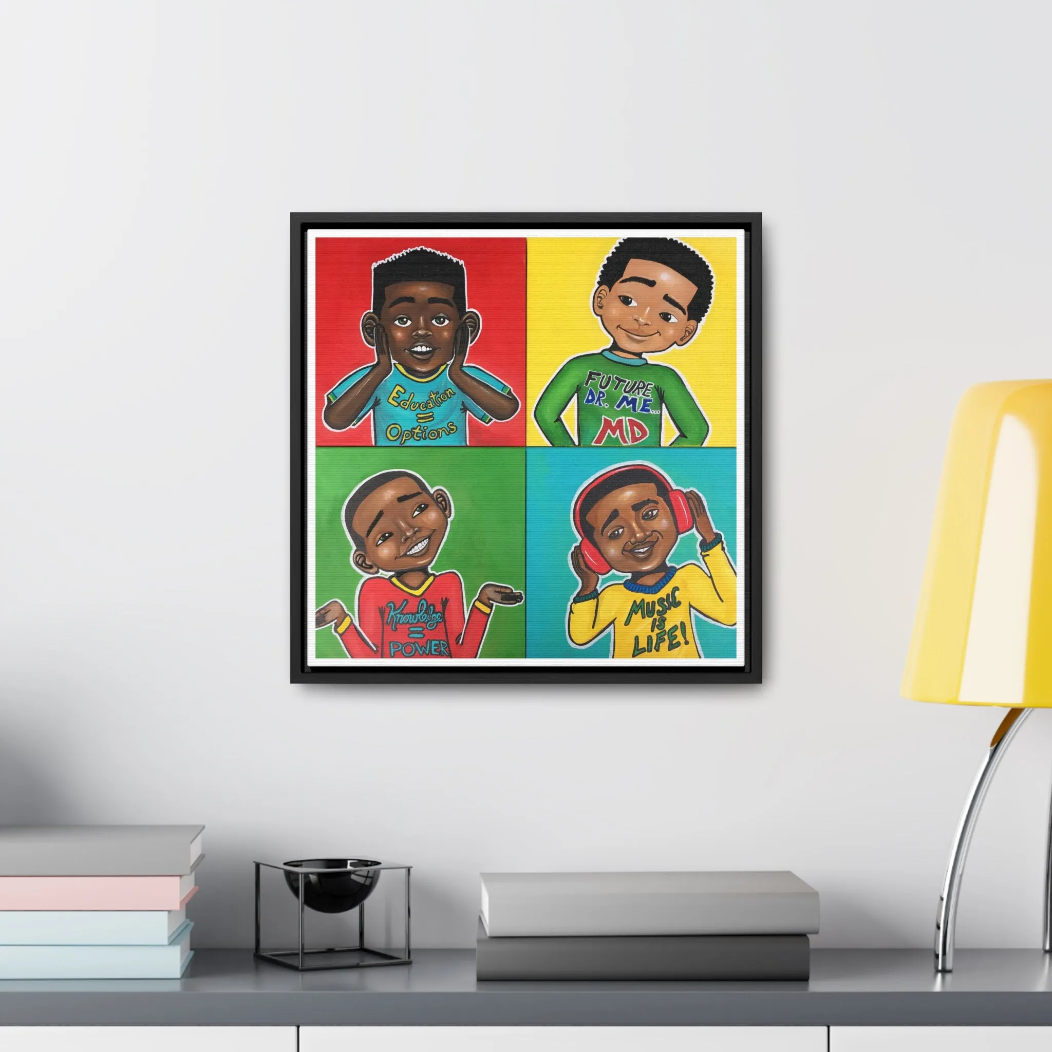 Four Kings Canvas Print (Multiple Sizes)