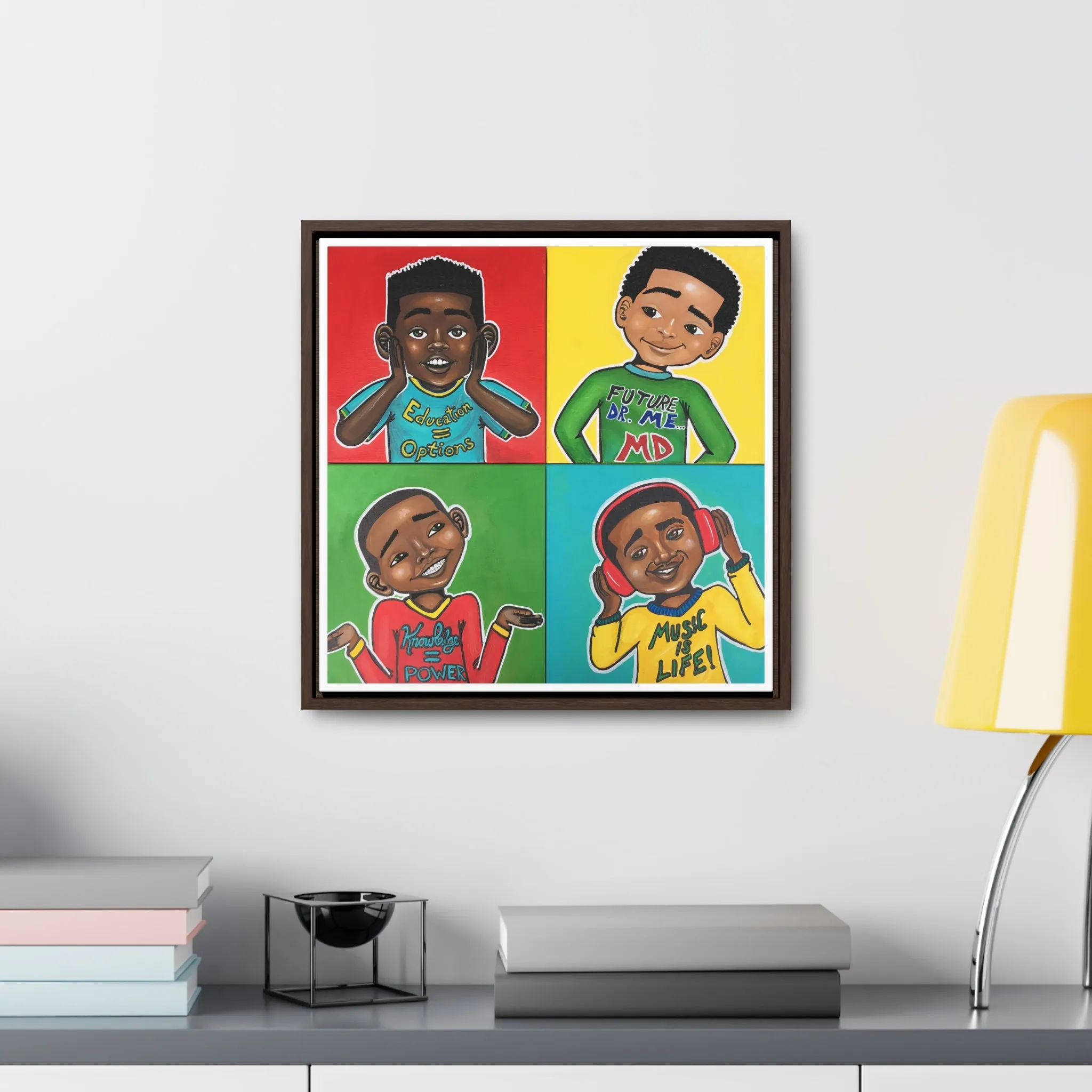 Four Kings Canvas Print (Multiple Sizes)
