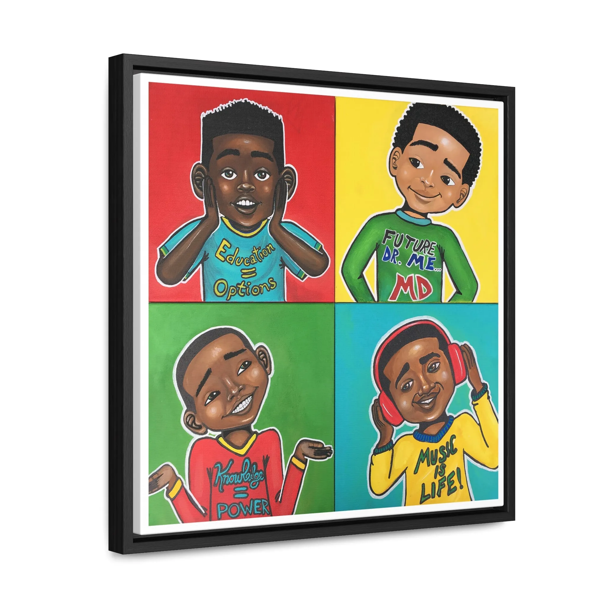Four Kings Canvas Print (Multiple Sizes)