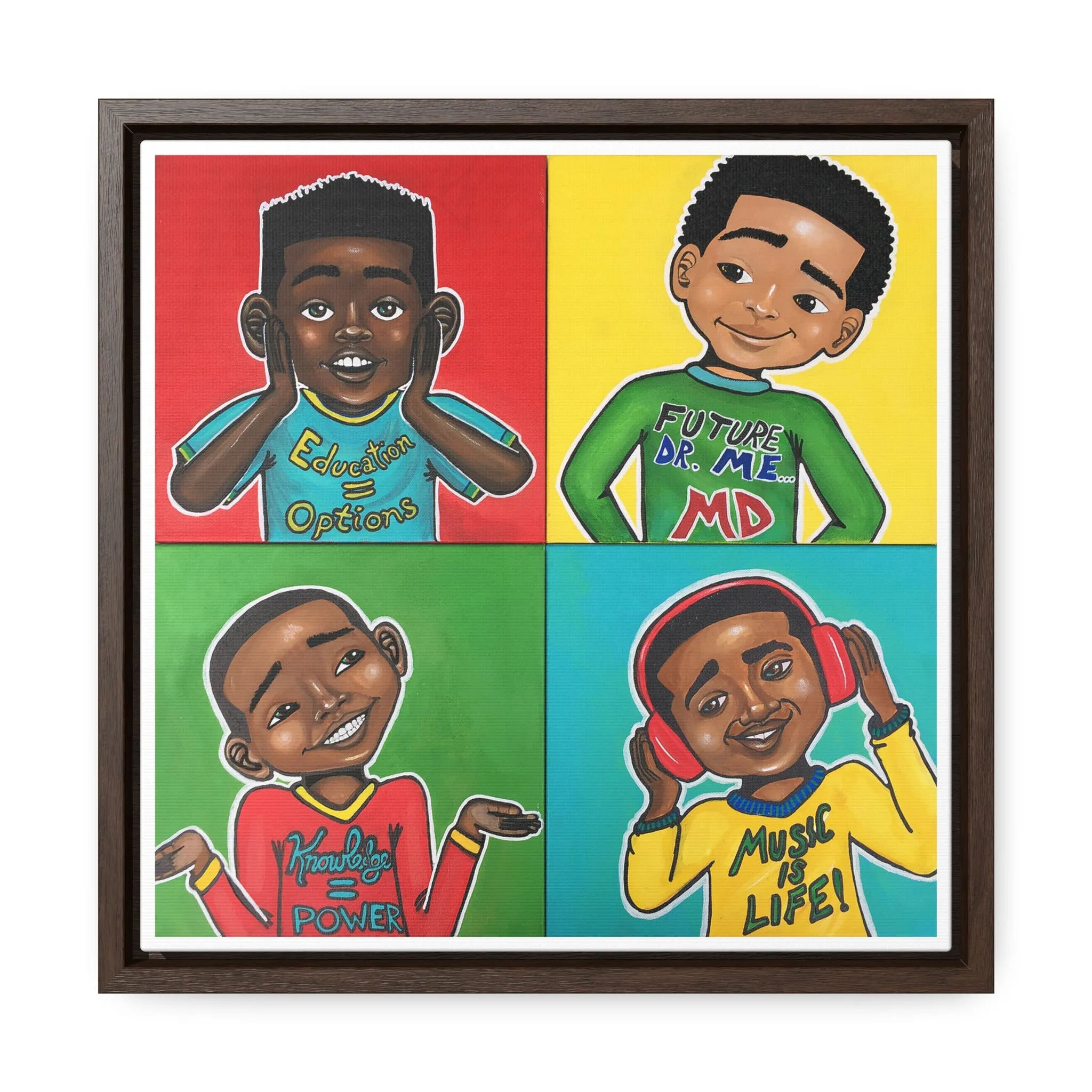 Four Kings Canvas Print (Multiple Sizes)