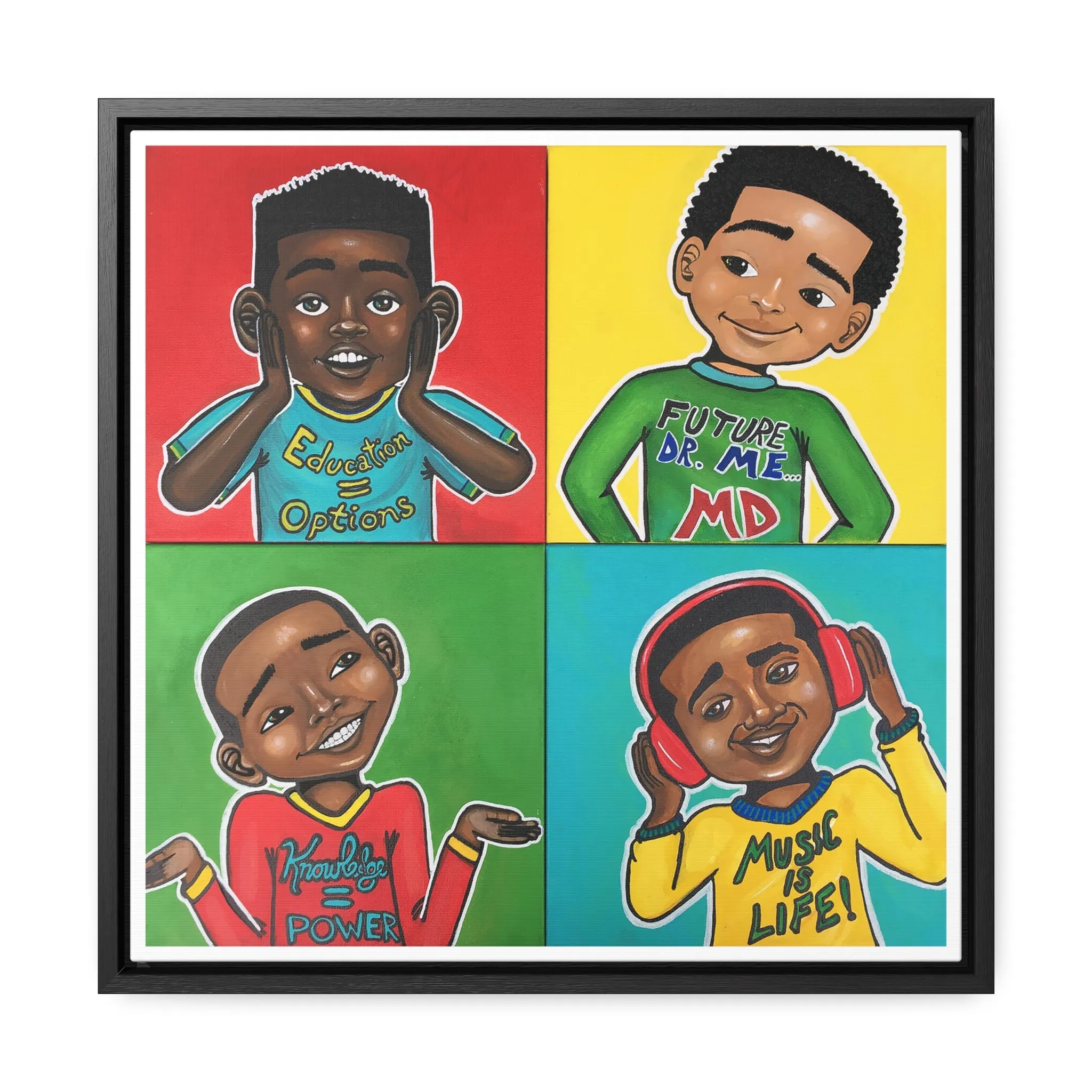 Four Kings Canvas Print (Multiple Sizes)