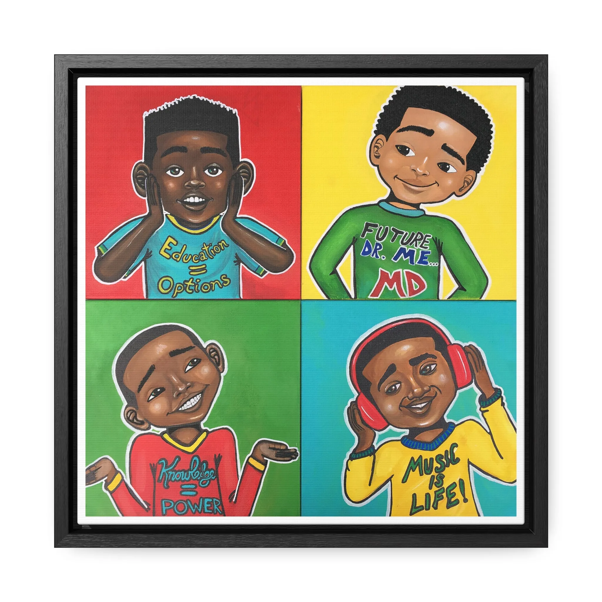 Four Kings Canvas Print (Multiple Sizes)
