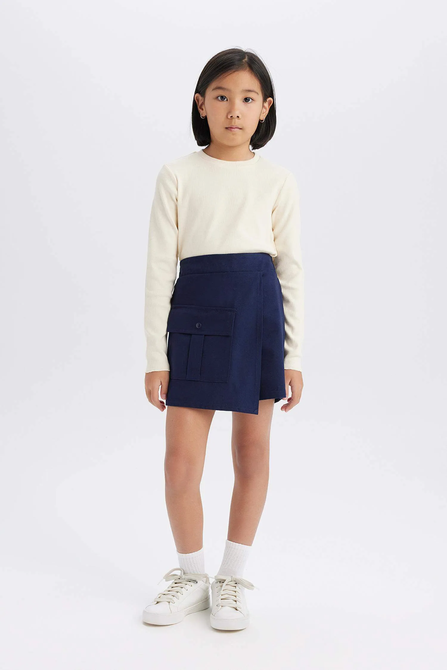 Girl Gabardine Skirt