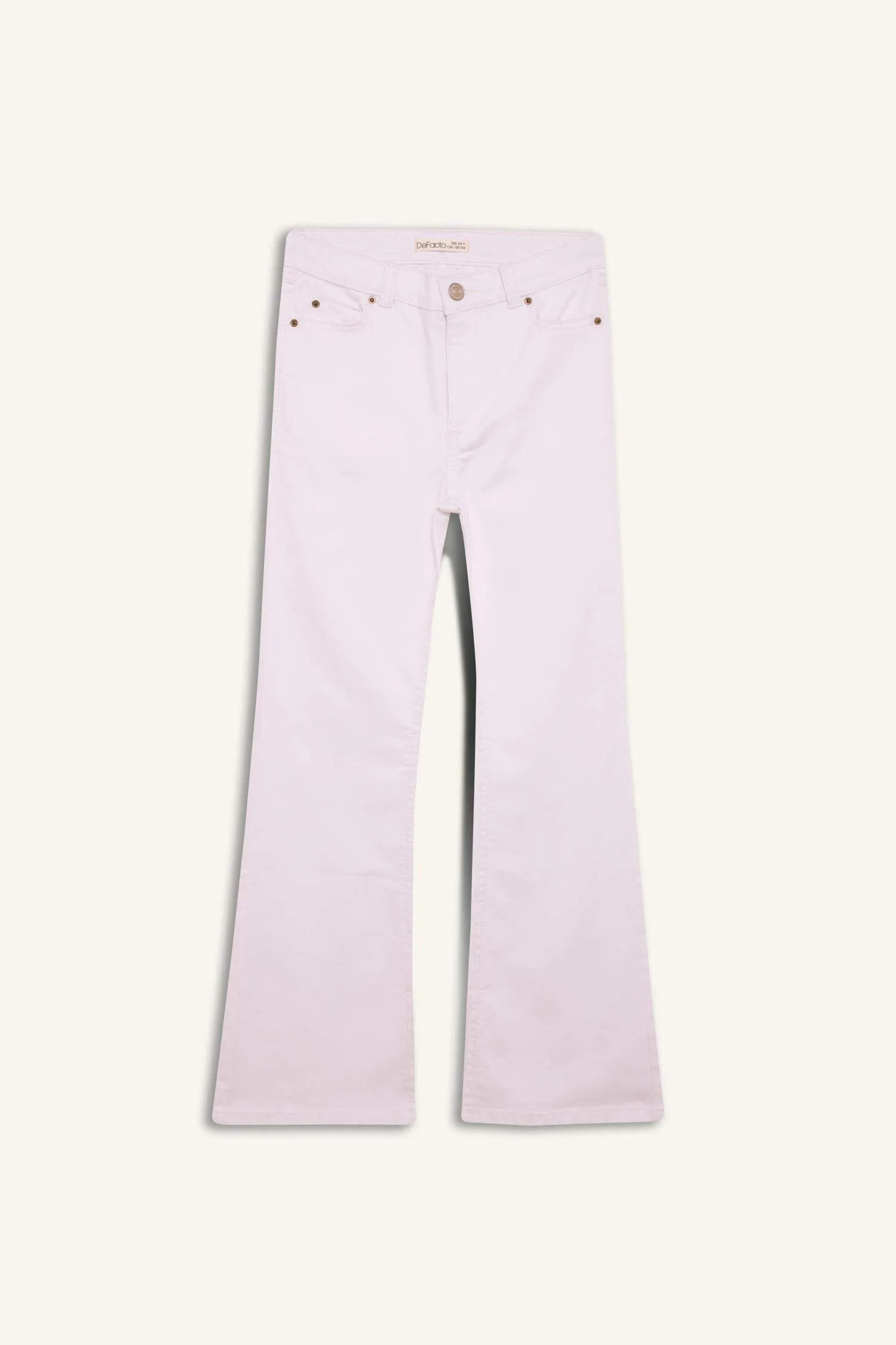 Girl Girl 23 April Children's Day Flare Fit Spanish Leg Cotton Jean Pants