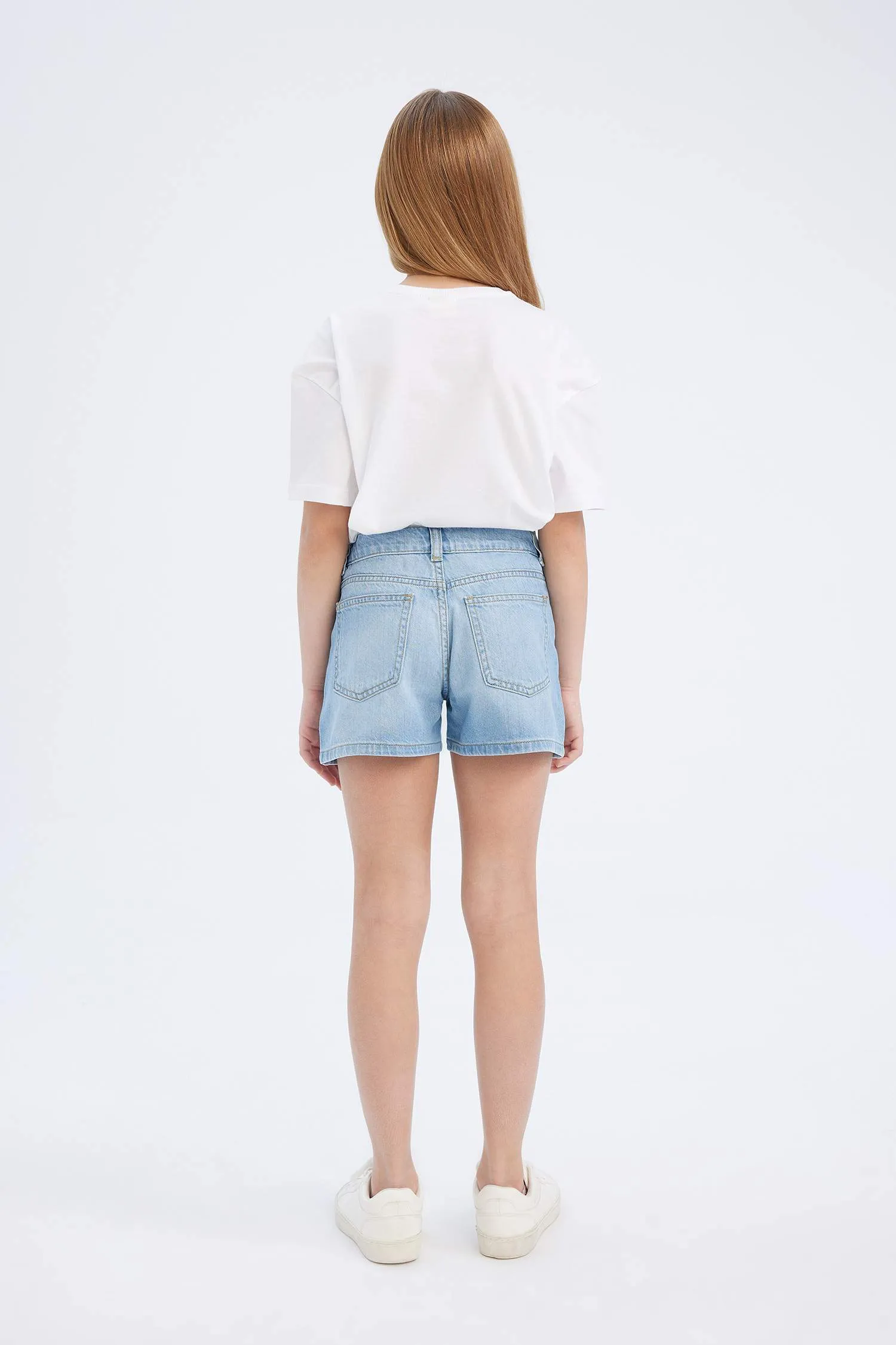 Girl Jean Shorts