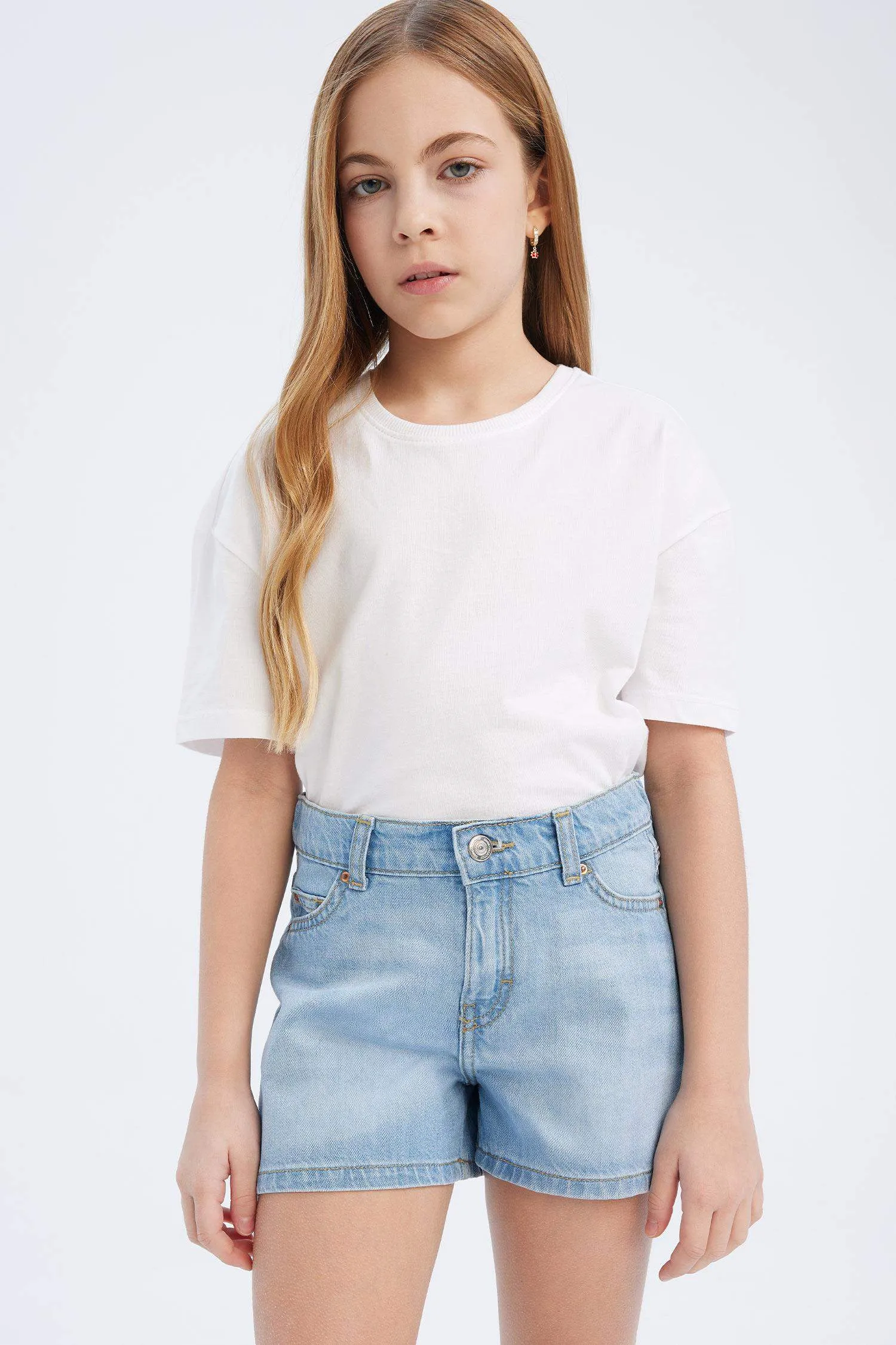 Girl Jean Shorts