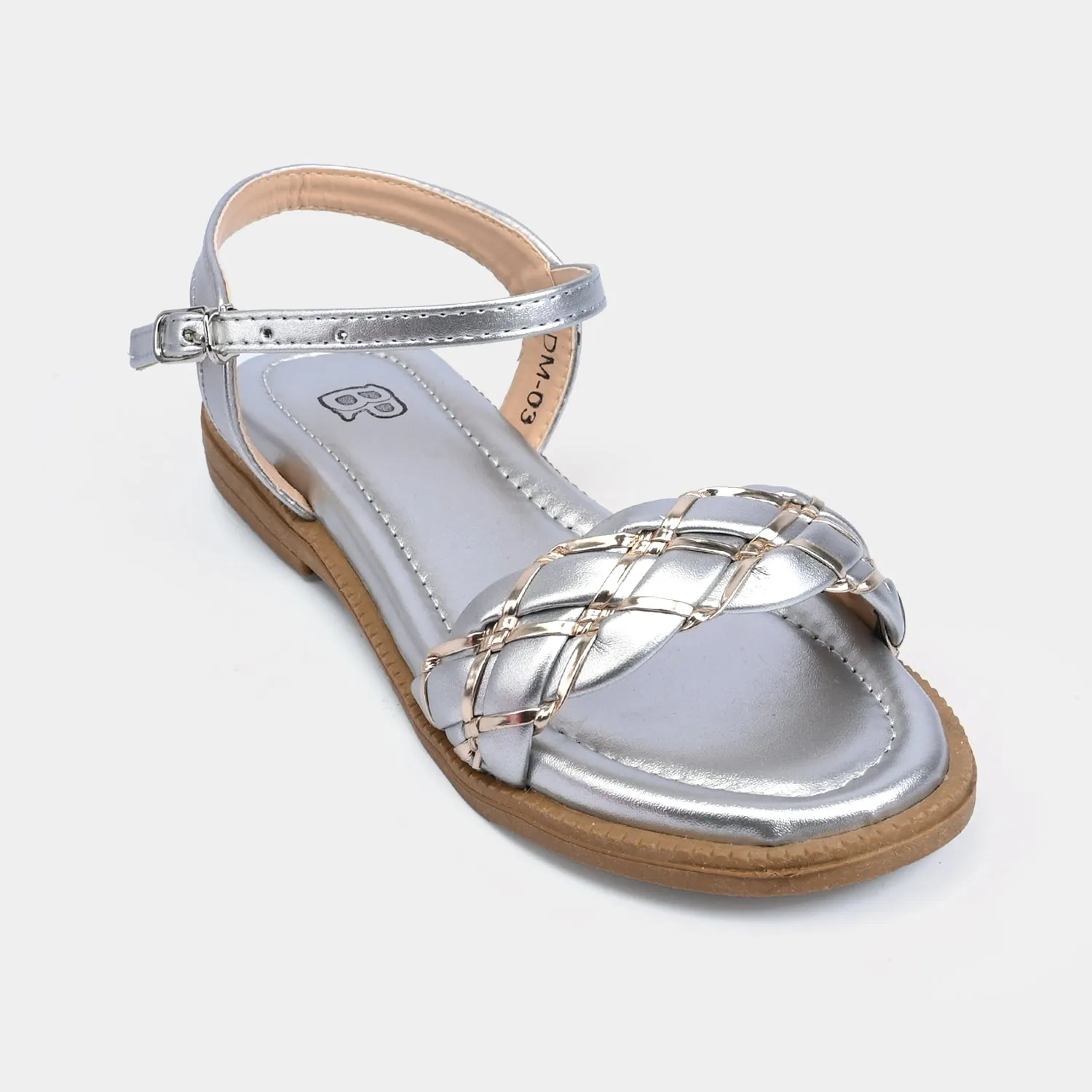 Girls Sandal DM-003-SILVER