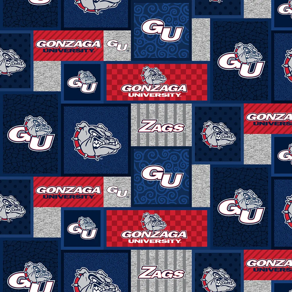 GONZAGA UNIVERSITY-College Patch Fleece-100% Polyester-GONZ1177