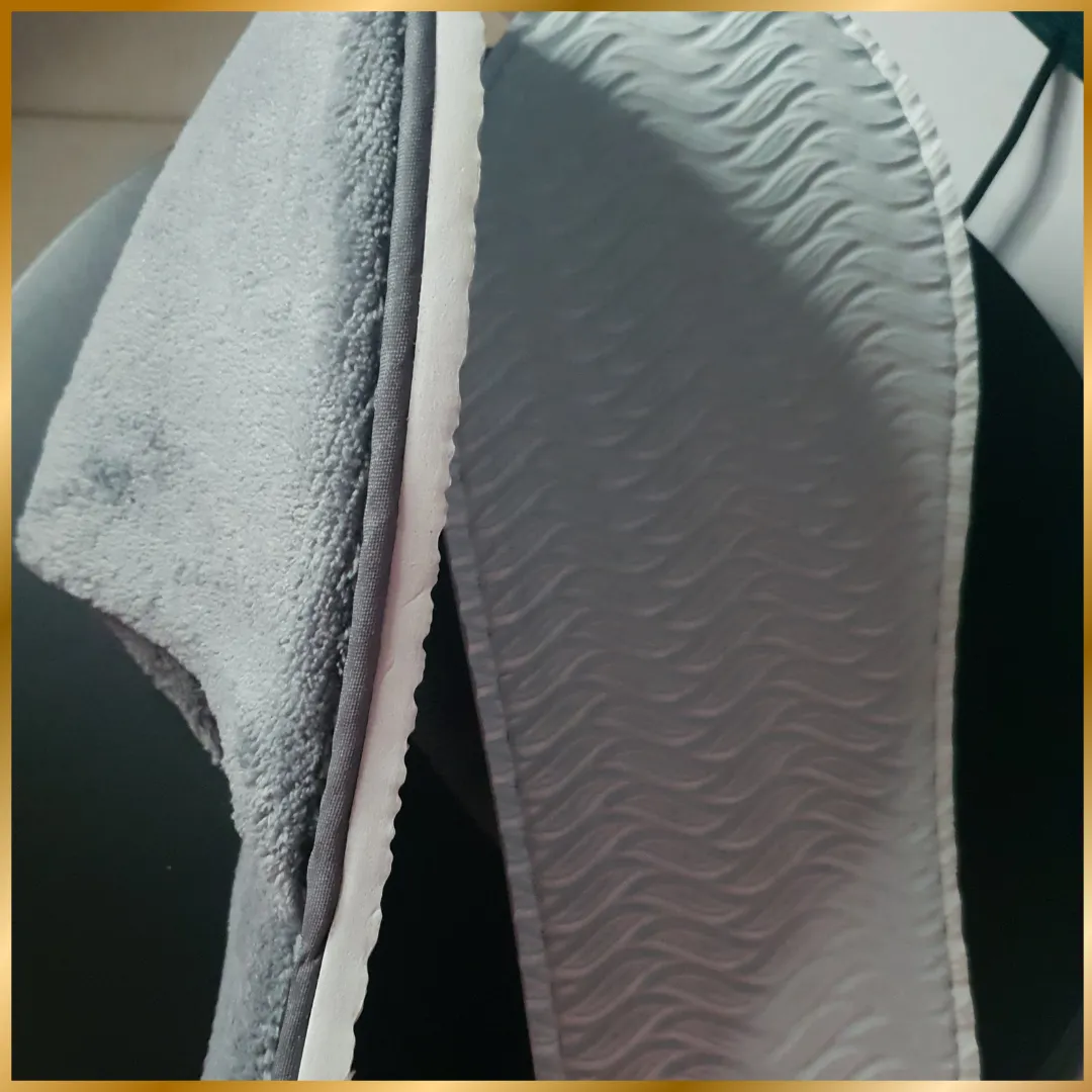 Grey Fleece Slippers (Unisex)
