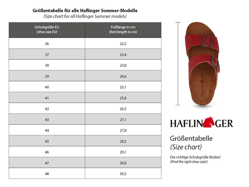 HAFLINGER Women Sandals 'Bio Andrea', blackmulti tropic
