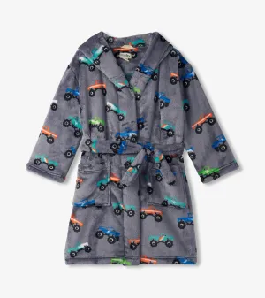 Hatley Boys Monster Trucks Fleece Robe
