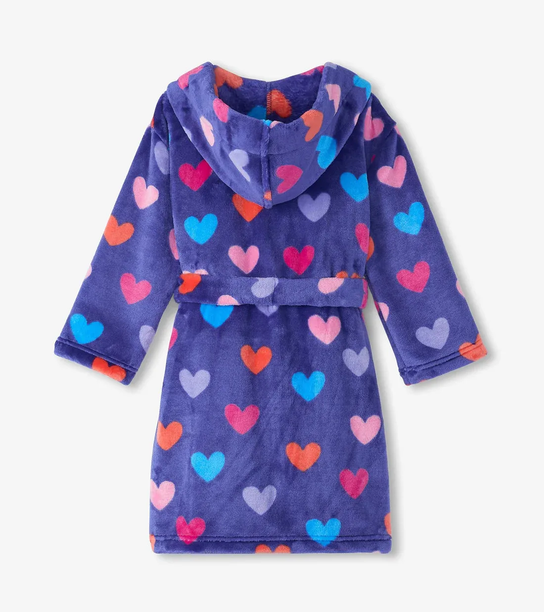 Hatley Girls Hearts Fleece Robe