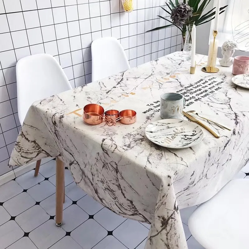 Homlly Marbi Table Cover Cloth