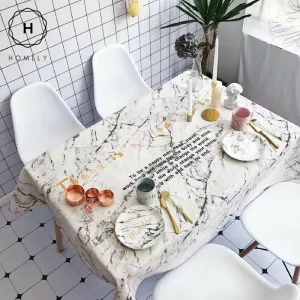 Homlly Marbi Table Cover Cloth