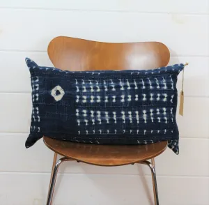 Indigo Shibori Lounge Pillow