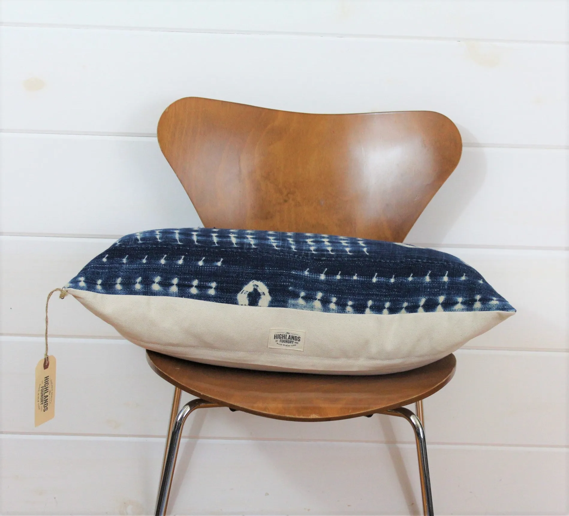 Indigo Shibori Lounge Pillow