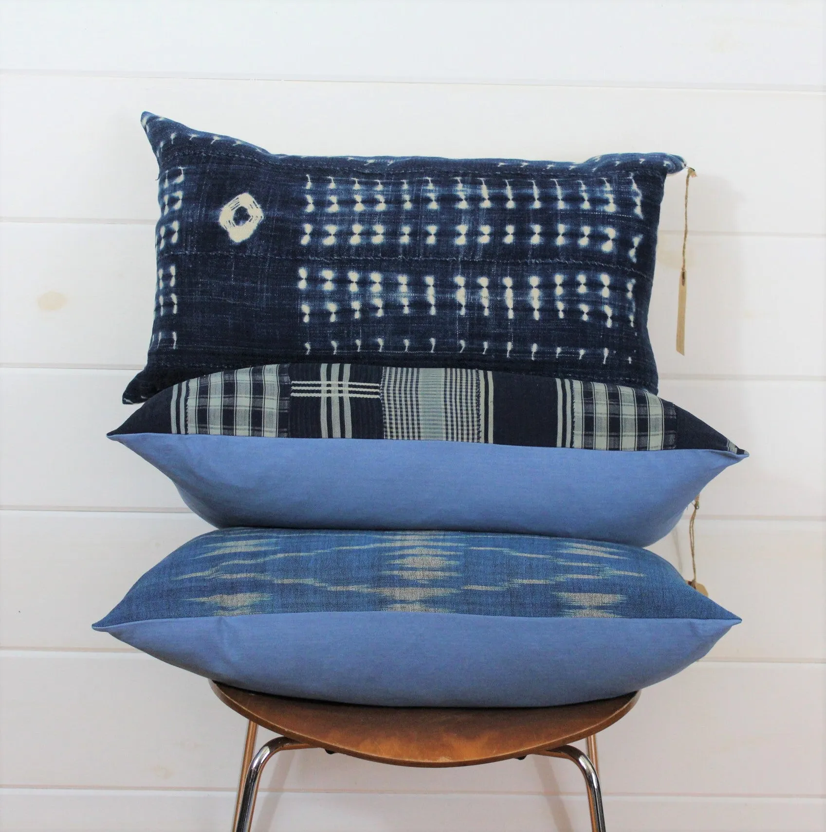 Indigo Shibori Lounge Pillow