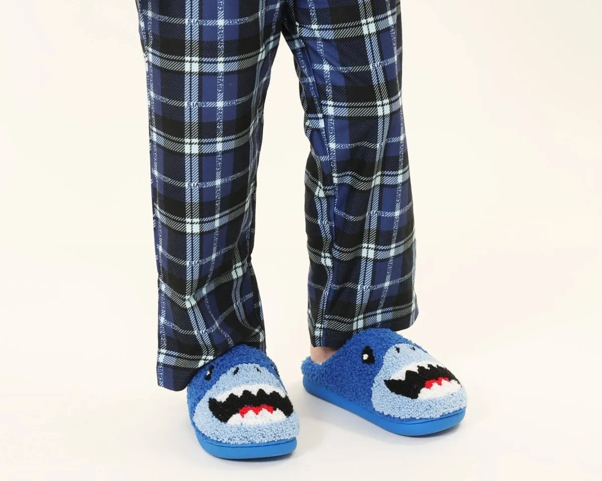 Indoor / Outdoor Slippers - Kids - Shark - Blue