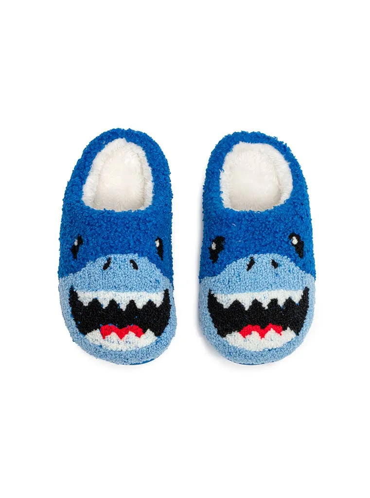 Indoor / Outdoor Slippers - Kids - Shark - Blue