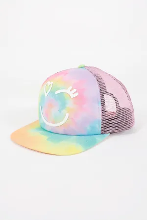 Jetpilot Tie Dye Kids Trucker Cap - Tie Dye
