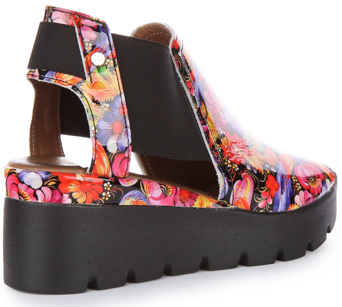 Justinreess England 7100 In Black Patent For Women