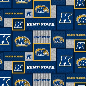 KENT STATE UNIVERSITY-College Patch Fleece-100% Polyester-KENT1177