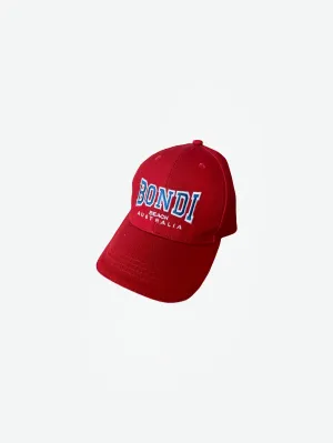 Kid's College Cap (Aurora Red)