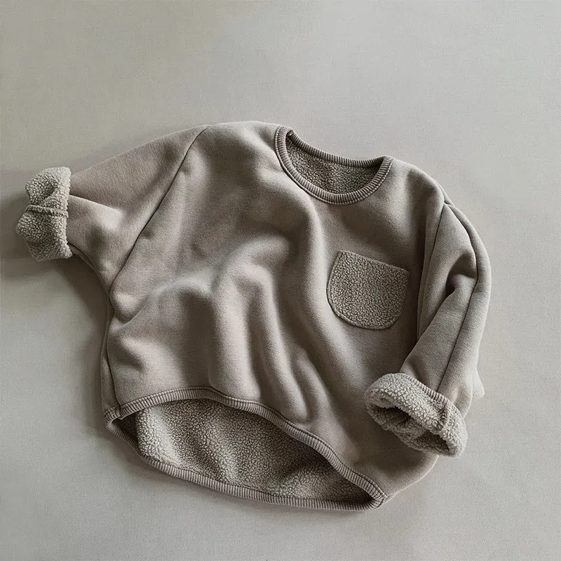 Kids Fleece Sweatshirt - Warm Pullover
