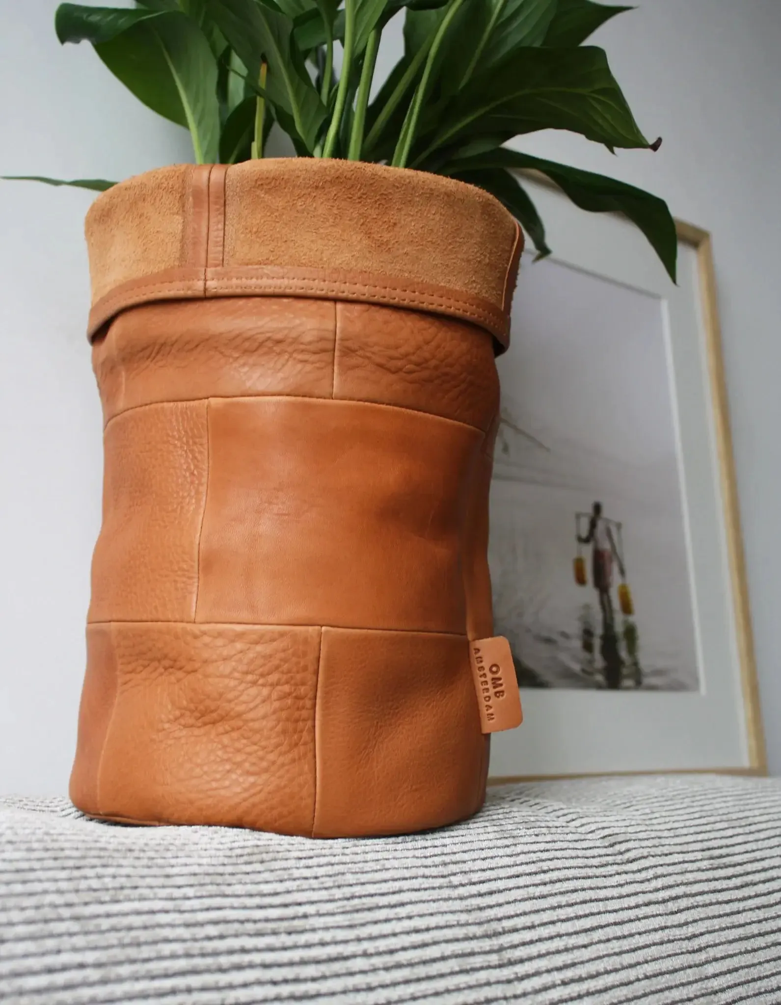 Leather Pot Soft Grain Leather