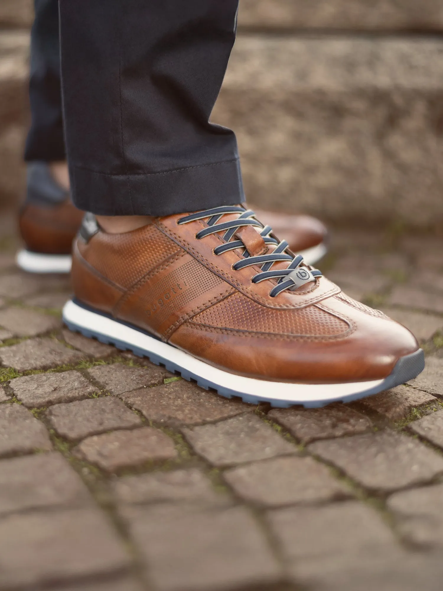 Leder Sneaker cognac
