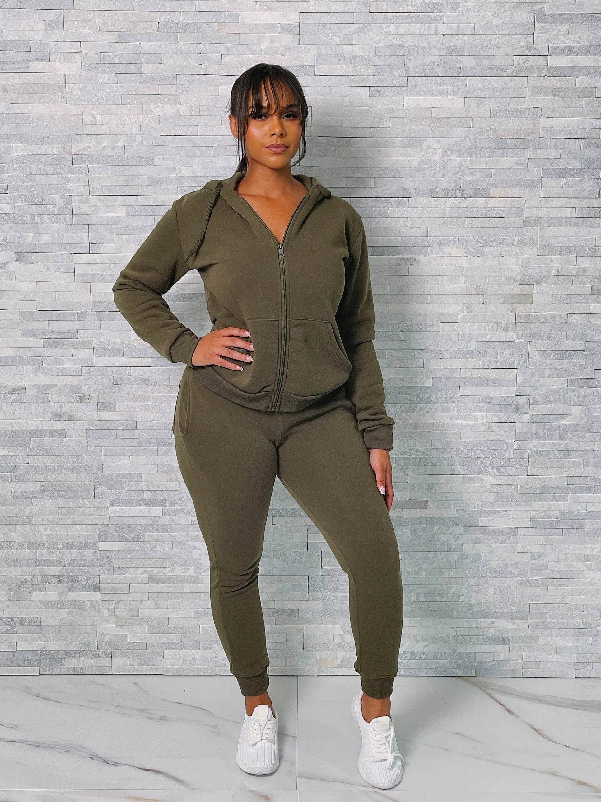 LF22777-Lady's Zipdown Fleece Set