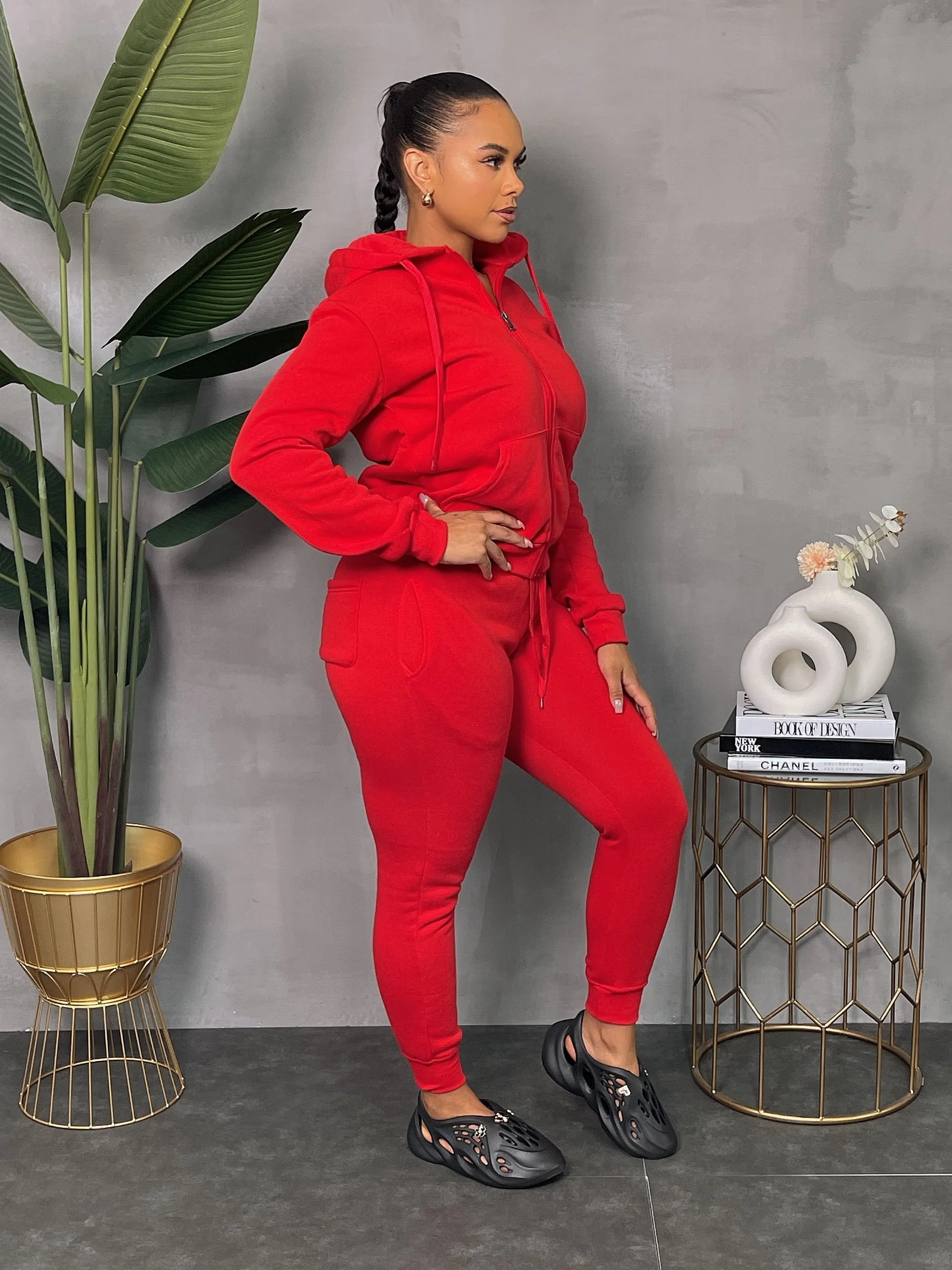 LF22777-Lady's Zipdown Fleece Set