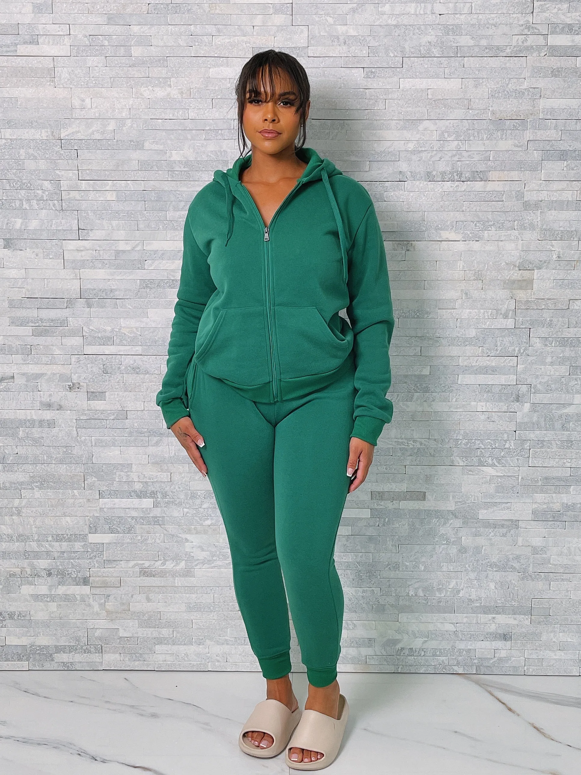 LF22777-Lady's Zipdown Fleece Set