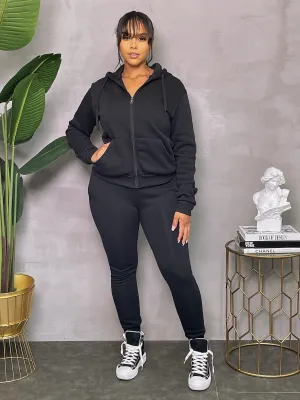 LF22777-Lady's Zipdown Fleece Set