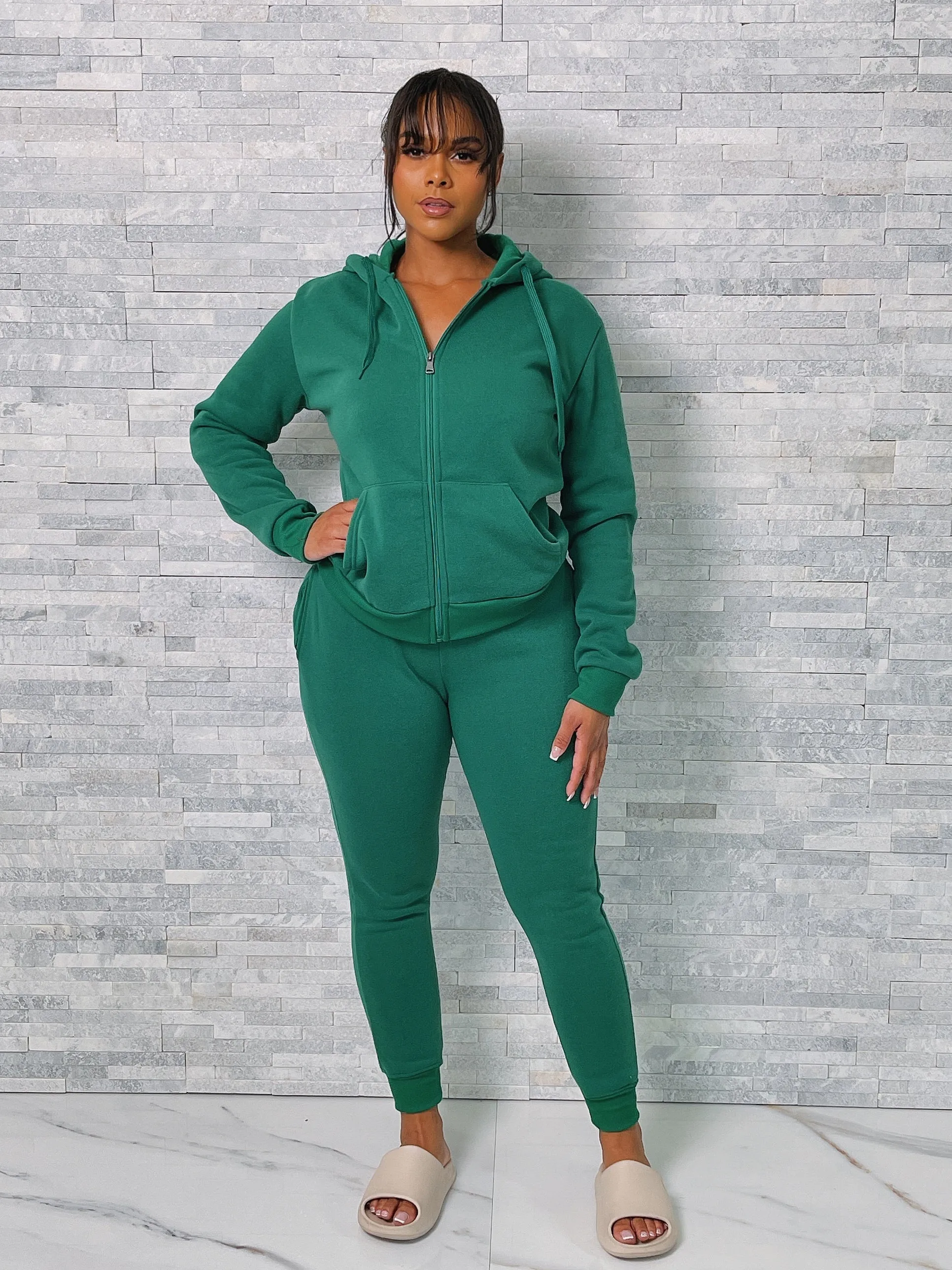 LF22777-Lady's Zipdown Fleece Set