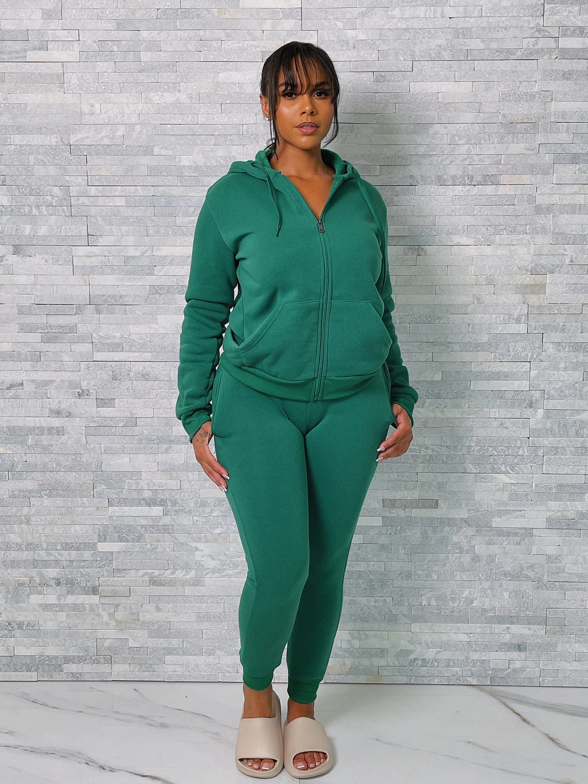 LF22777-Lady's Zipdown Fleece Set