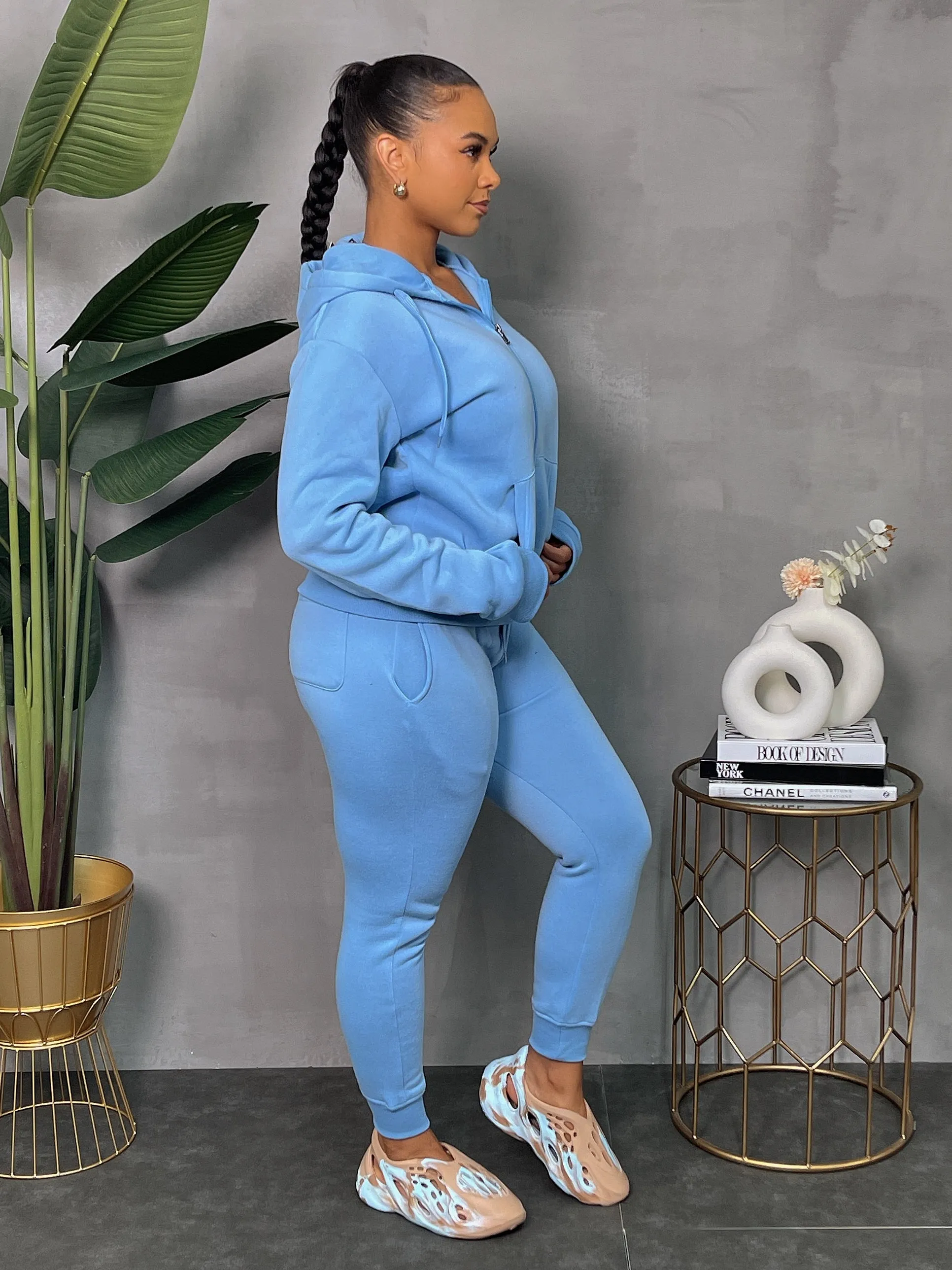 LF22777-Lady's Zipdown Fleece Set