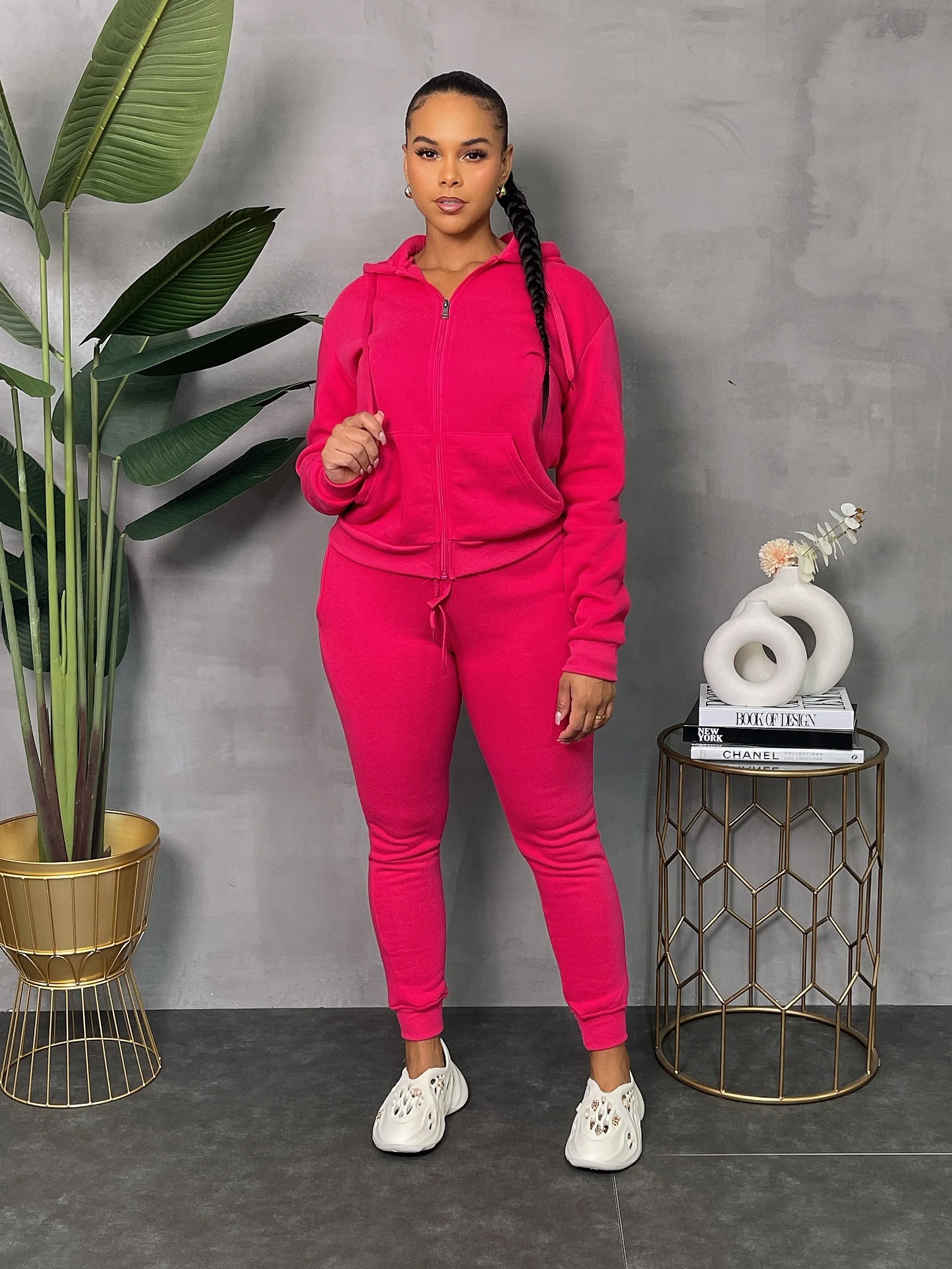 LF22777-Lady's Zipdown Fleece Set