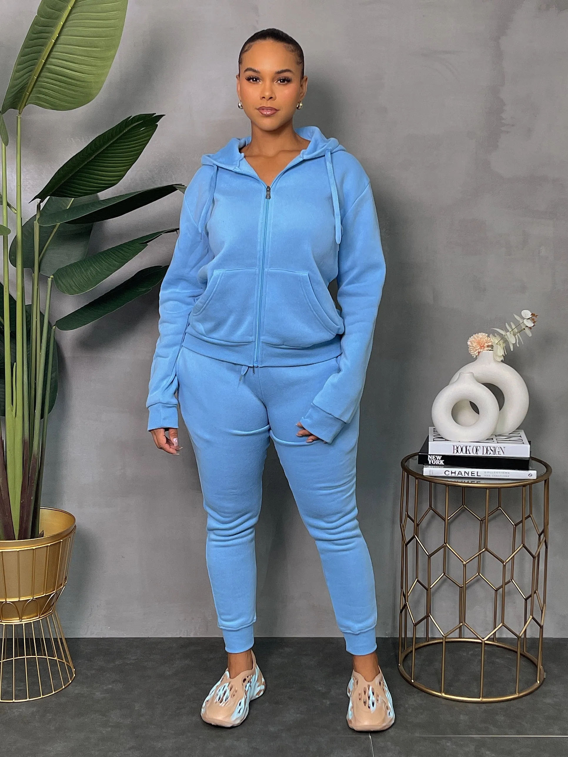 LF22777-Lady's Zipdown Fleece Set