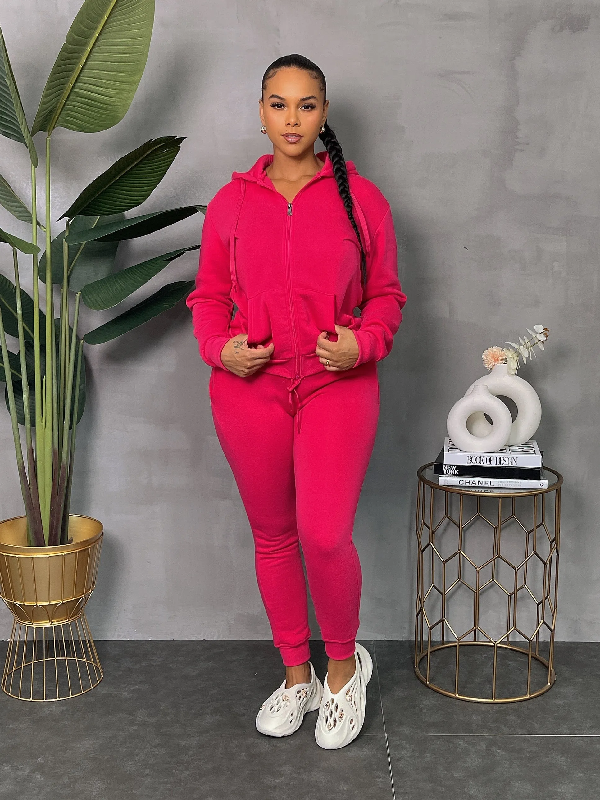 LF22777-Lady's Zipdown Fleece Set