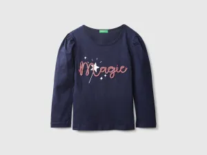 Lurex Cord Navy Blue Top