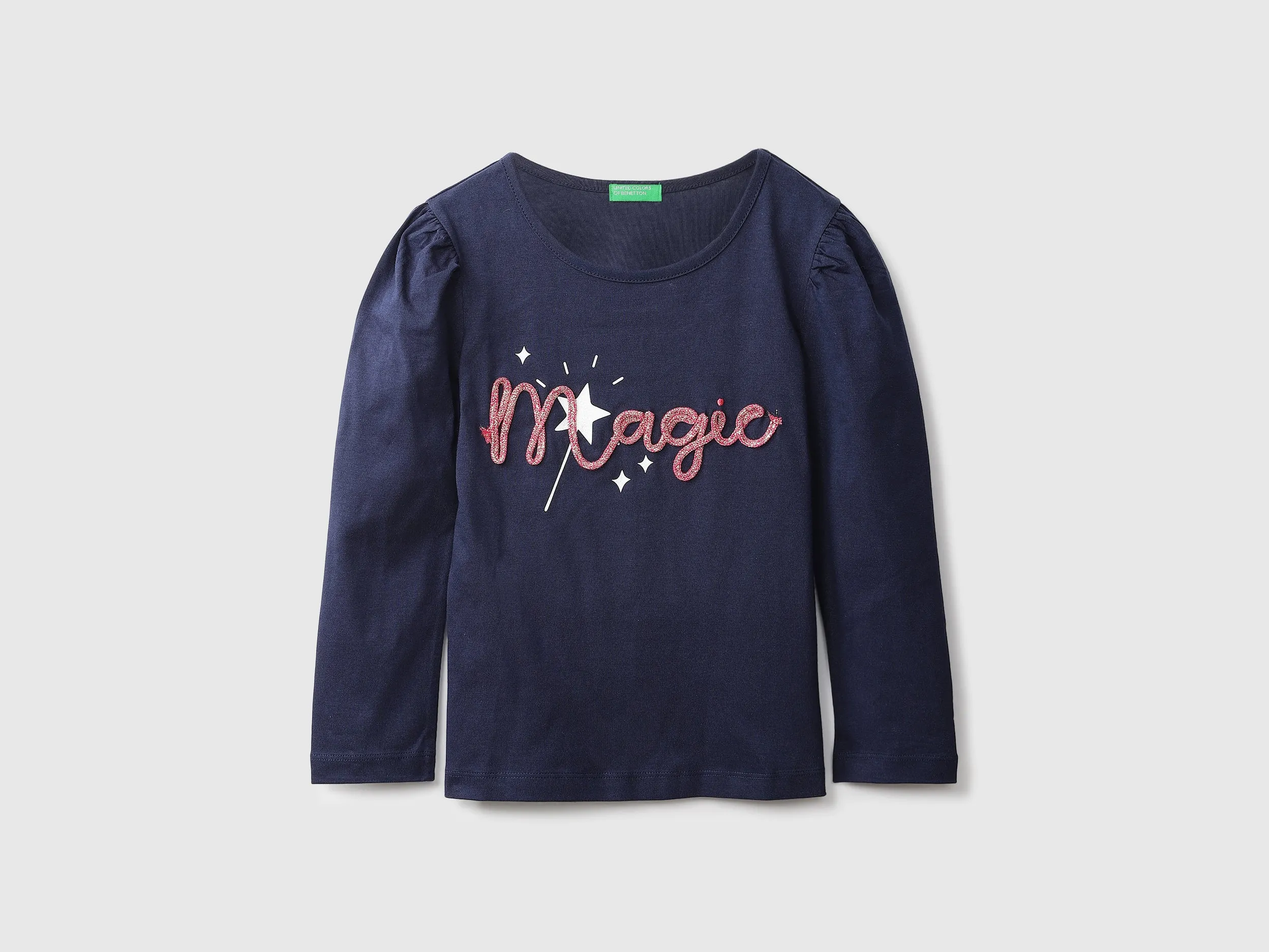 Lurex Cord Navy Blue Top