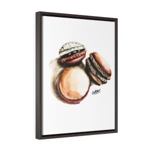 Macarons Large Framed Canvas