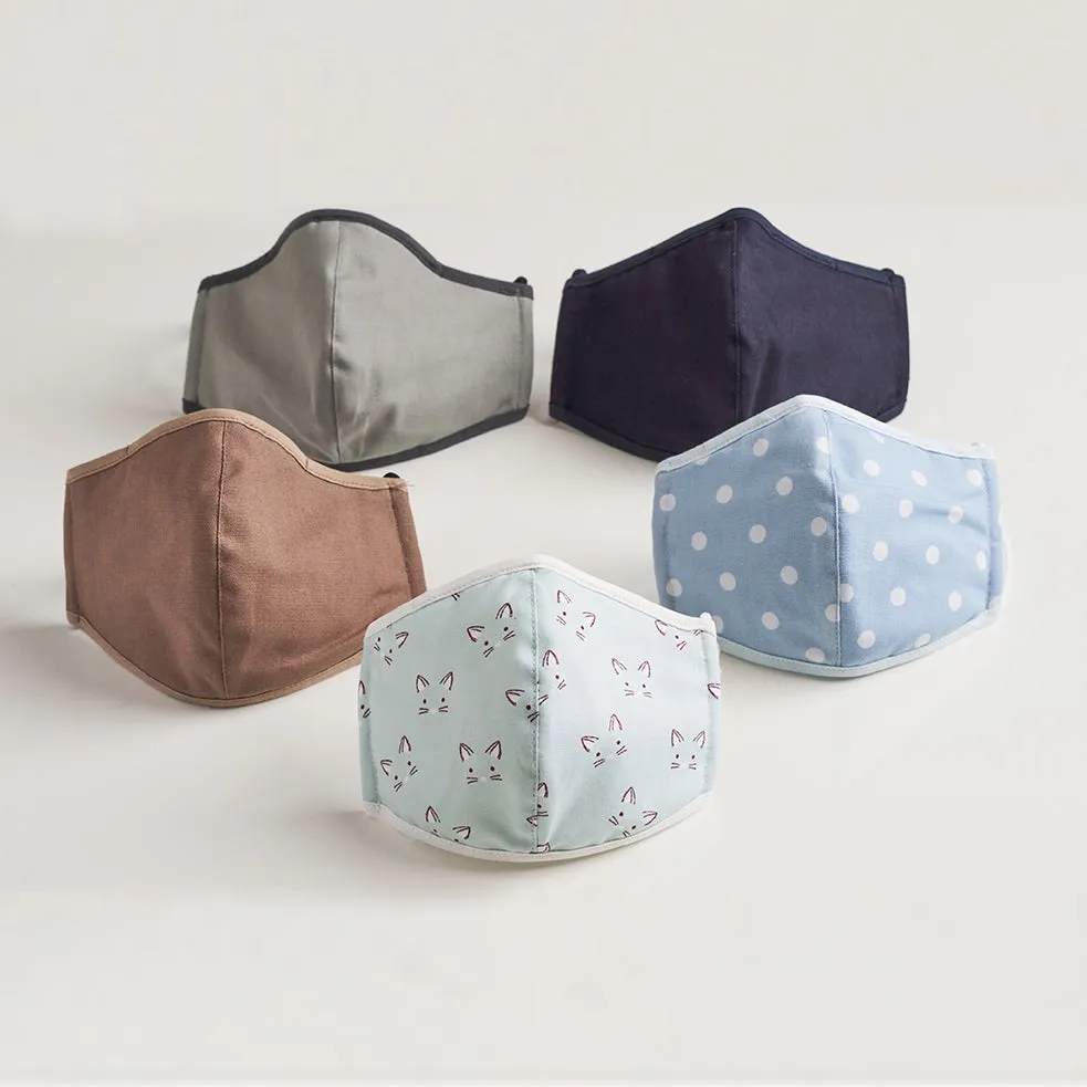 mamask-Reusable Fabric Mask-100% COTTON(1MASK 2FILTERS)