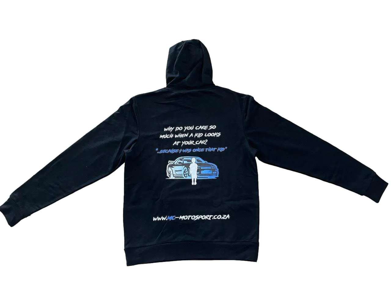 Medium - MC Motosport Hoodie - I Was Once That Kid Quote